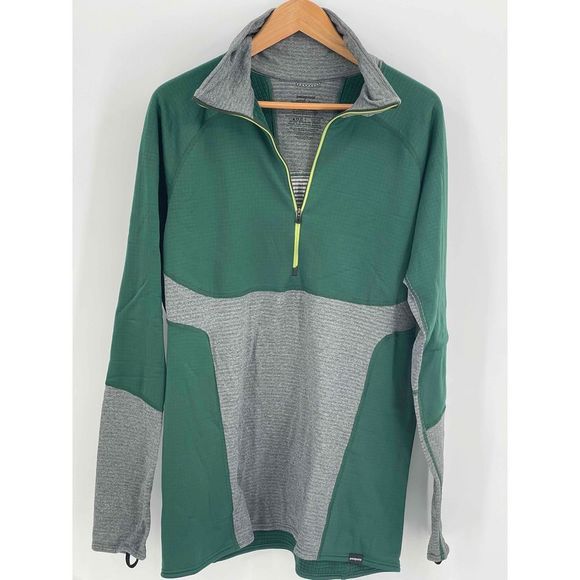 Patagonia Other - Patagonia 1/4 Zip Shirt Men's Size XL Polartec Long Sleeve Green Gray Thermal